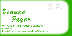 diomed payer business card
